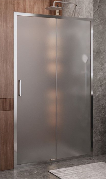 Душевая дверь Cezares MOLVENO-BF-1-120-P-Cr, 120х195, профиль хром, стекло Punto матовое MOLVENO-BF-1-120-P-Cr - фото 176292