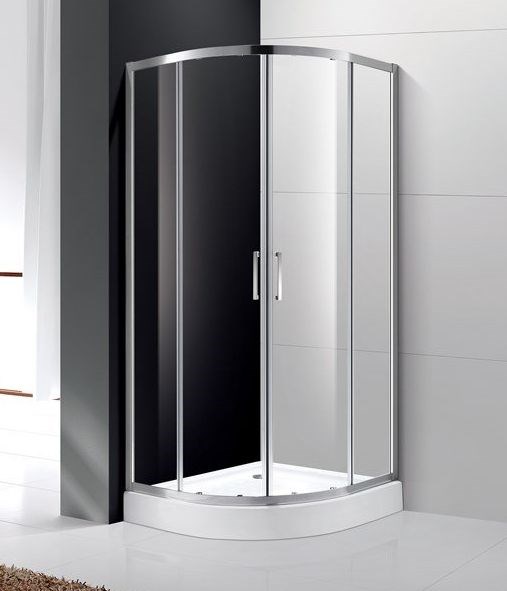 Душевой уголок Cezares MOLVENO-R-2-100-C-Cr-IV, 100х100х195, профиль хром, стекло прозрачное MOLVENO-R-2-100-C-Cr-IV - фото 176729