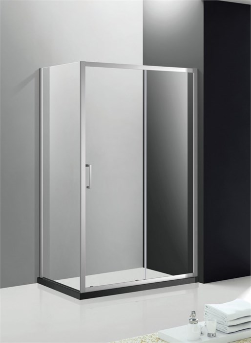 Душевой уголок Cezares MOLVENO-AH-11-150/90-C-Cr-IV, 150х90х195, профиль хром, стекло прозрачное MOLVENO-AH-11-150/90-C-Cr-IV - фото 176783