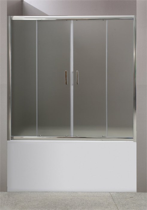 Шторка для ванны в проём BelBagno UNO-VF-2-170/145-P-Cr UNO-VF-2-170/145-P-Cr - фото 176873