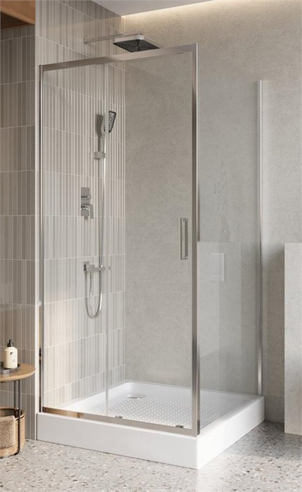Душевой уголок BelBagno LUCE-A-1-100/100-C-Cr LUCE-A-1-100/100-C-Cr - фото 177358