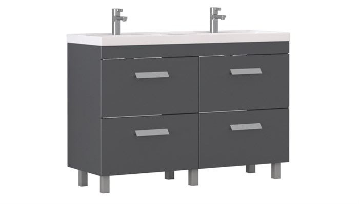 Тумба под раковину VELVEX Orlando 1200-0-4 (Classica) белый матовый tn.ORL.CLA.120.4Y белый матовый - фото 177934