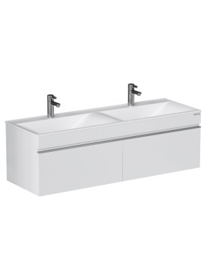 Тумба под раковину VELVEX Pulsus 1400-0-2 (Pulsus) навесная белый глянец tp.PUL.PUL.140.2Y белый глянец - фото 178473