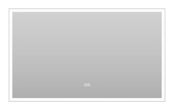 ВЕРИТАТЕ -1000х600 Зеркало Led, с сенс. на зеркале, холодная подсветка, с подогревом ВЕР-02-100/60-14