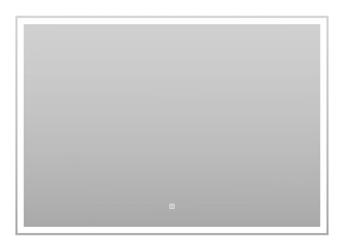 СИРИУС -1000х700 Зеркало Led.сенсор на зеркале., холод.подсветка СИР-02-100_70-14