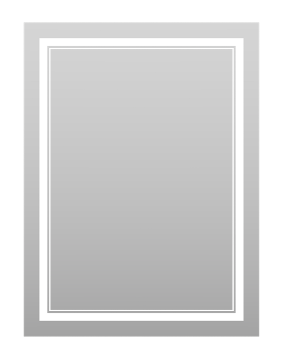Зеркало Misty 2 Неон 600x800 (сенсор на корпусе) П-Нео060080-2ПРСНКДВП - фото 179320