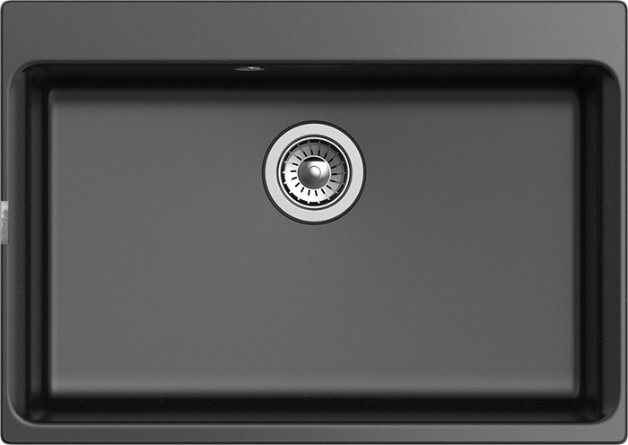 RIVELATO Мойка AXEL 70  1-чаша 730*520мм nero арт. Х-70 nero - фото 180538
