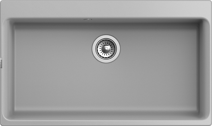 RIVELATO Мойка AXEL 90  1-чаша 870*520мм grigio metallizzato арт. Х-90 grigio metallizzato - фото 180554