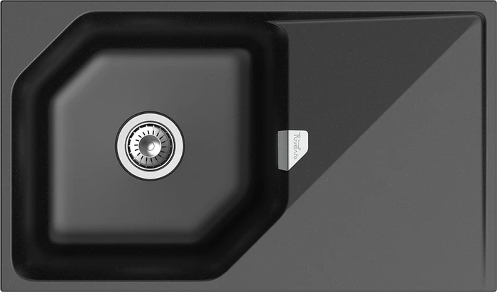 RIVELATO Мойка LOCUS 85  1-чаш 850*500 nero арт. LS-85 nero