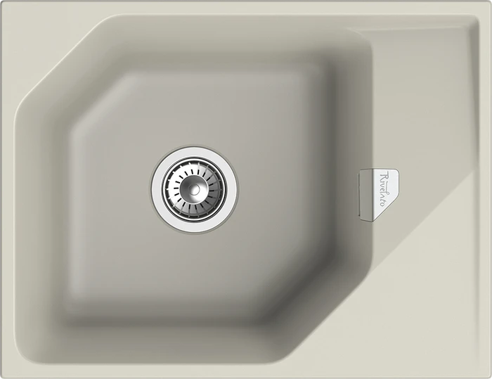 RIVELATO Мойка LOCUS 65  1-чаш 650*500 topazio арт. LS-65 topazio
