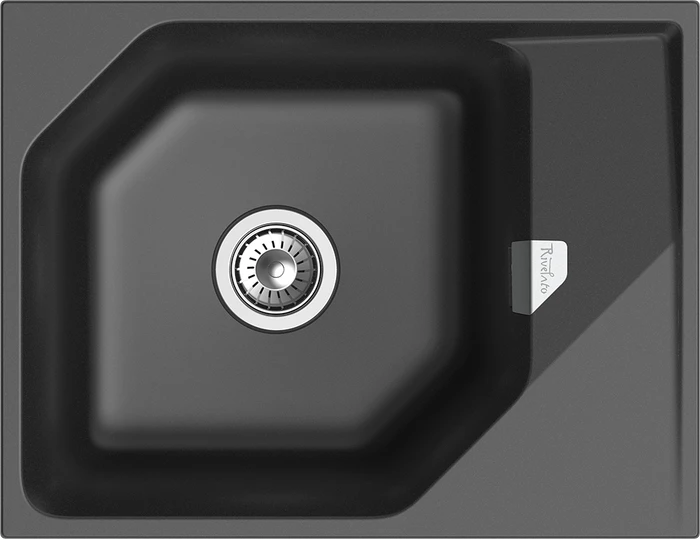 RIVELATO Мойка LOCUS 65  1-чаш 650*500 antracite арт. LS-65 antracite