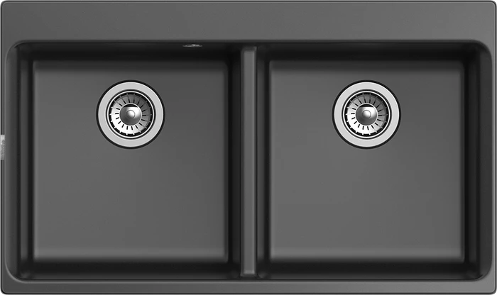 RIVELATO Мойка AXEL 90-2D  2-чаши 870*520мм antracite арт. X-90-2D antracite