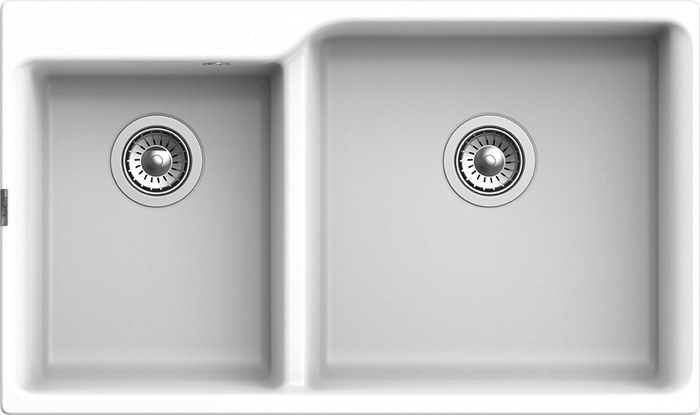 RIVELATO Мойка AXEL 90D  2-чаши 870*520мм brina арт. X-90D brina - фото 180791