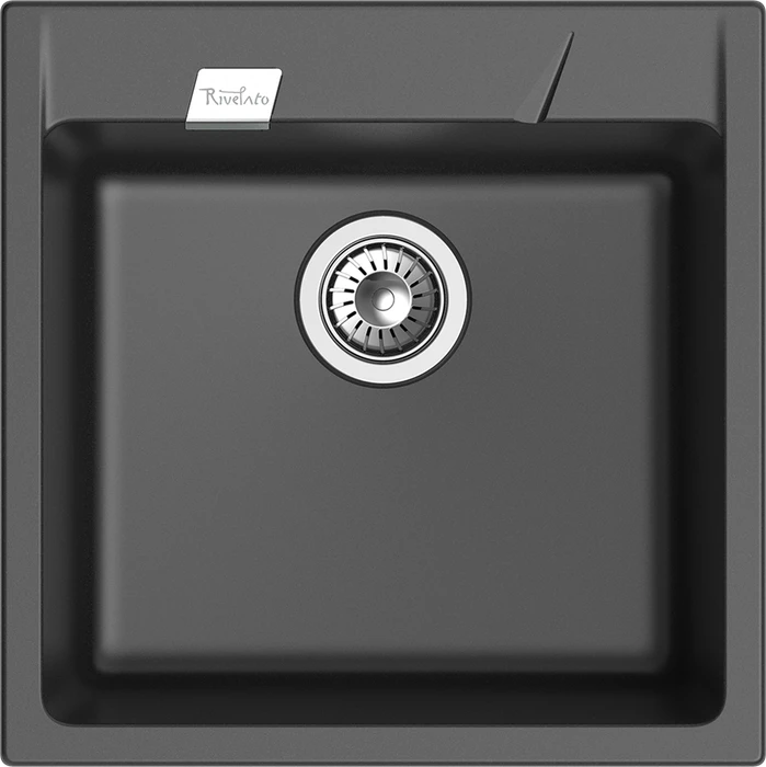 RIVELATO Мойка RAUM 50  1-чаша 500*510мм antracite арт. RM-50 antracite