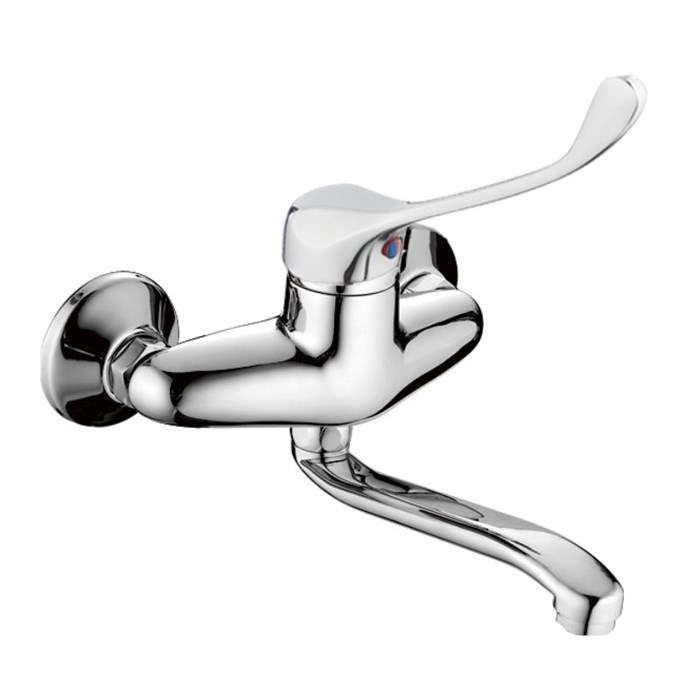 Смеситель для кухни с хирургической ручкой Haiba (HB4654) HB4654 - фото 181080