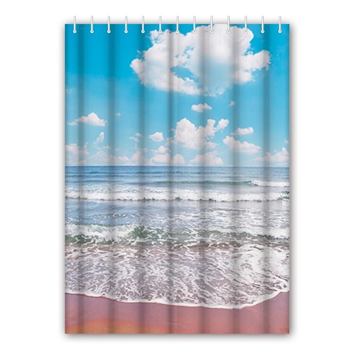 Штора для ванной Haiba море (HB74061) HB74061