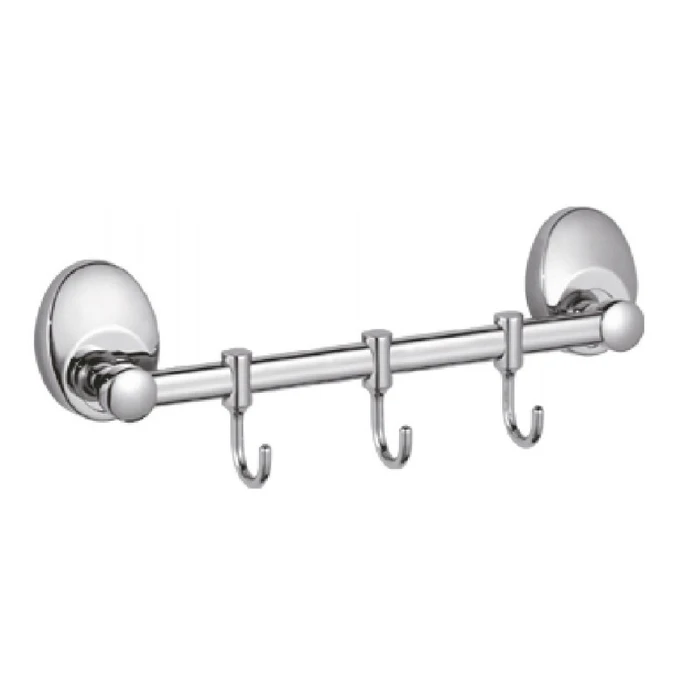 Планка с крючками для полотенец Haiba хром (HB1615-3) HB1615-3