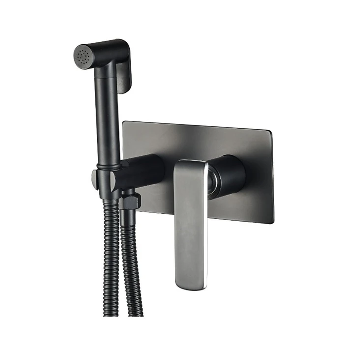 Гигиенический душ со смесителем Haiba черный (HB55548-7) HB55548-7