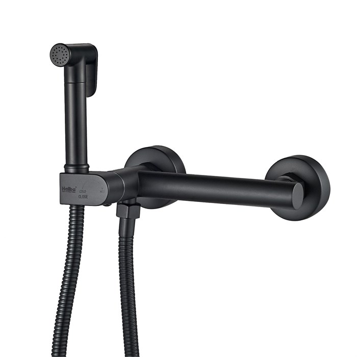 Гигиенический душ со смесителем Haiba черный (HB5514-7) HB5514-7 - фото 181784