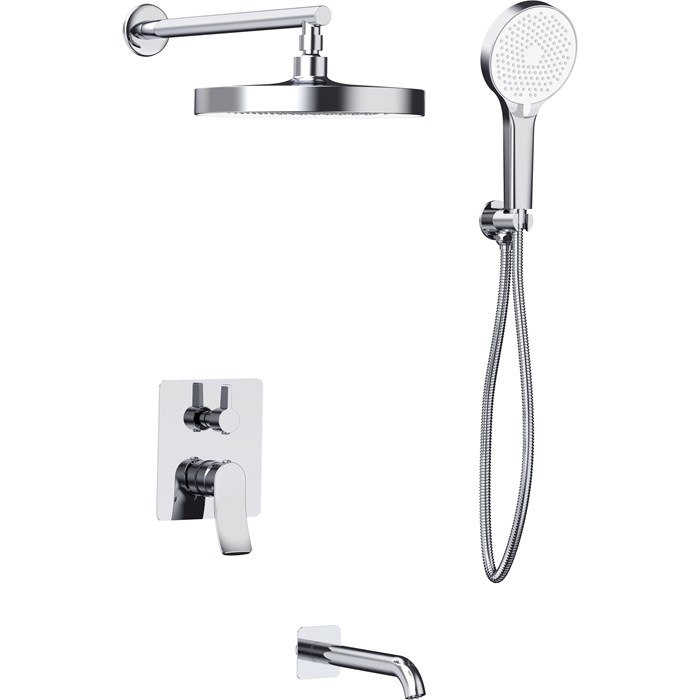 Душевая система HAIBA встраиваемая хром (HB80553) HB80553 - фото 181825