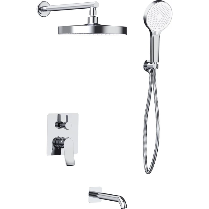 Душевая система HAIBA встраиваемая хром (HB80553) HB80553