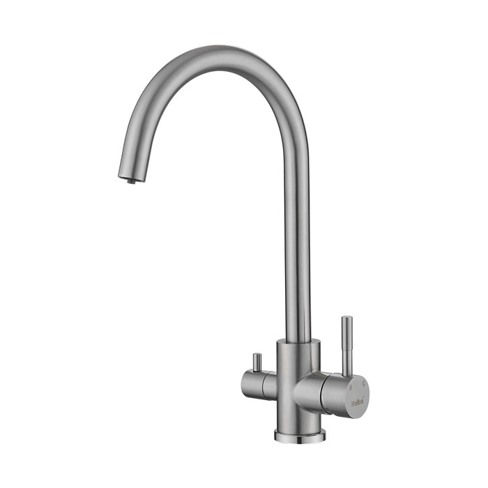 Смеситель для кухни с подключением фильтра воды Haiba хром (HB43828) HB43828 - фото 181897