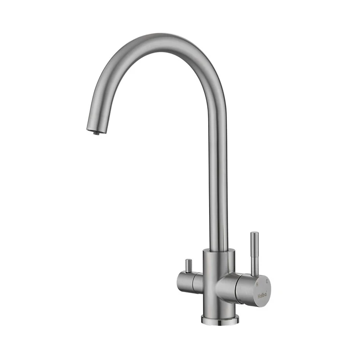 Смеситель для кухни с подключением фильтра воды Haiba хром (HB43828) HB43828