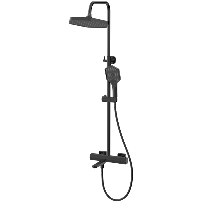 Душевая система HAIBA черный (HB24726-7) HB24726-7 - фото 181907