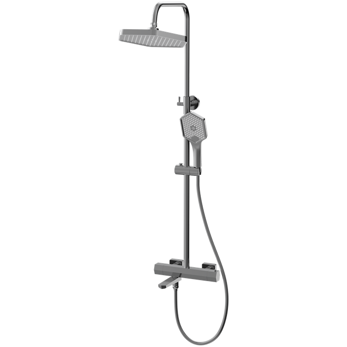 Душевая система HAIBA оружейная сталь (HB24726-3) HB24726-3