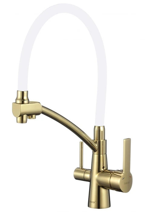 Смеситель для кухни золотой под фильтр Savol (S-L1805B-02) S-L1805B-02