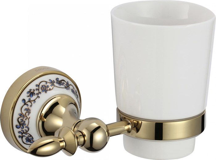 Стакан керамический с настенным держателем Savol 68b (S-06858B) S-06858B - фото 182691