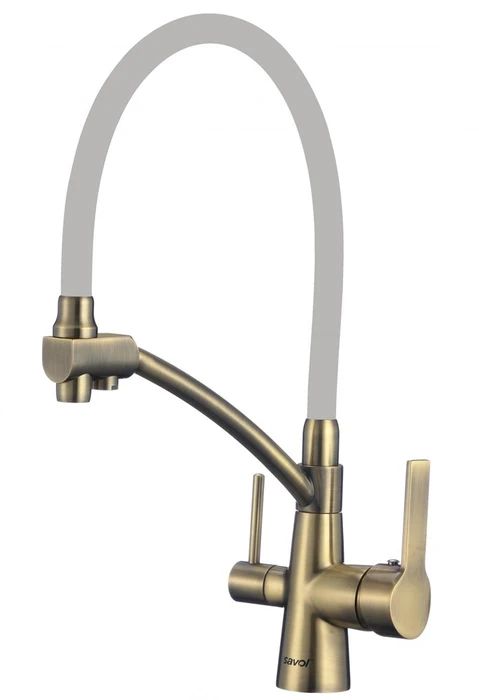 Смеситель для мойки бронзовый под фильтр Savol (S-L1805C-04) S-L1805C-04