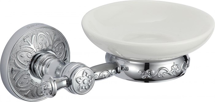 Мыльница керамическая с настенным держателем Savol 58а (S-005859A) S-005859A - фото 182946