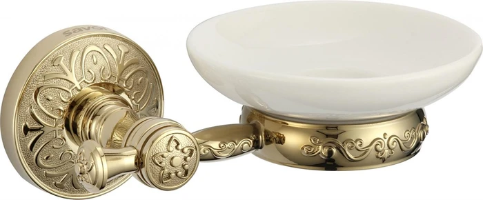 Мыльница керамическая с настенным держателем Savol 58b (S-005859B) S-005859B