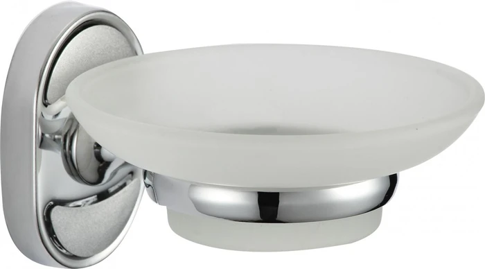 Мыльница стеклянная с настенным держателем Savol 70 (S-007059) S-007059