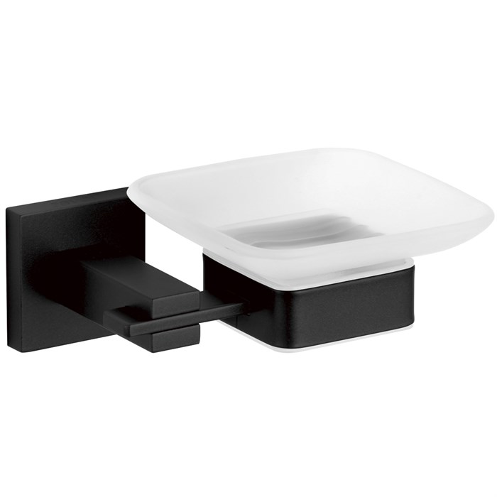 Мыльница стеклянная с настенным держателем Savol 65h (S-06559H) S-06559H - фото 182973
