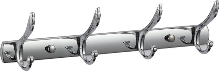 Планка с крючками (4 крючка) Savol (S-06204B) S-06204B