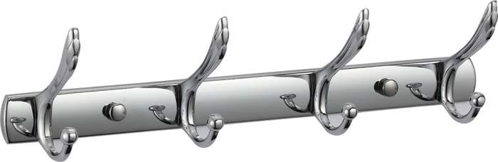 Планка с крючками (4 крючка) Savol (S-06204B) S-06204B
