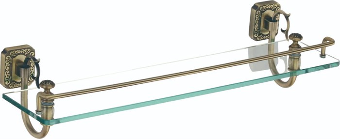 Полка прямая (стеклянная) 60 см Savol 64 (S-006491) S-006491 - фото 183074