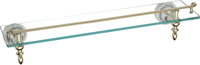 Полка прямая (стеклянная) 60 см Savol 68b (S-06891B) S-06891B - фото 183078