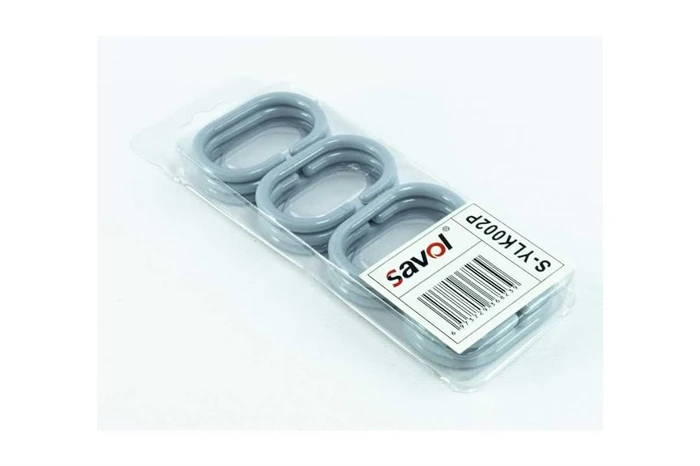 Кольца для шторы в ванную Savol (S-YLK002P) S-YLK002P