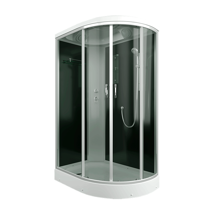 Душевая кабина ERLIT 35 серия ER3512PL-C4-RUS тонированное стекло ER3512PL-C4-RUS