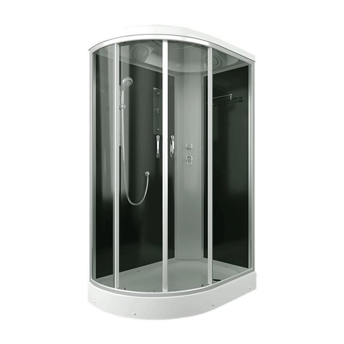 Душевая кабина ERLIT 35 серия ER3512PR-C4-RUS тонированное стекло ER3512PR-C4-RUS