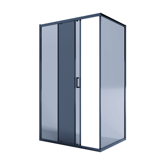 Душевой уголок ALEX BAITLER 1 серия AB14120B4 тонированное стекло AB14120B4