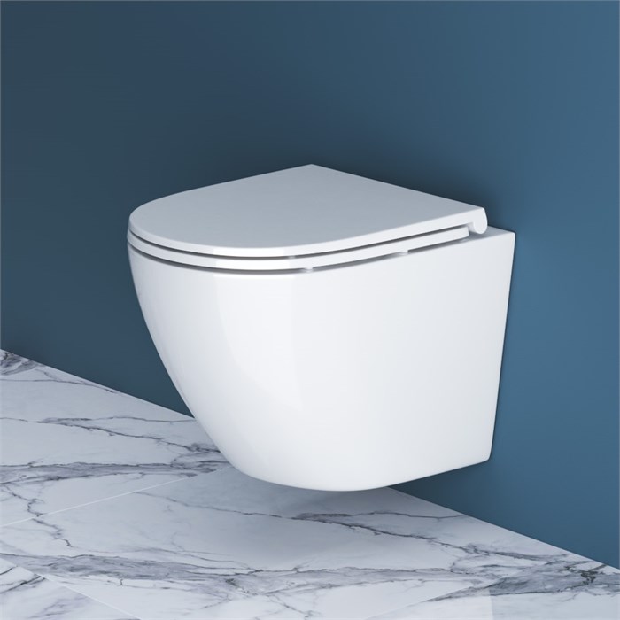 Унитаз подвесной безободковый BelBagno SFERA-R BB046CHR 193881 - фото 189020
