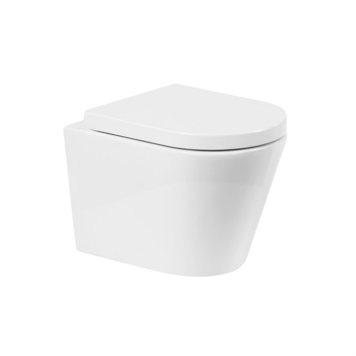 Унитаз подвесной безободковый BelBagno FLAY-R BB053CHR 193872 - фото 189026