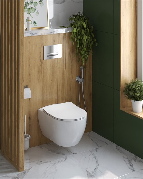 Унитаз подвесной безободковый CEZARES COMFORT CZR-191-TH 200069 - фото 189087
