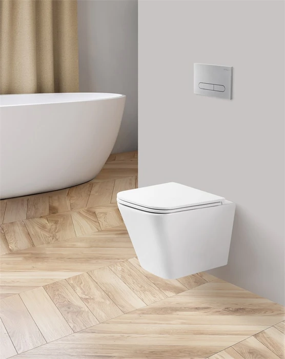 Унитаз подвесной безободковый с сиденьем BelBagno ARDENTE-R BB520CHR/SC 202720