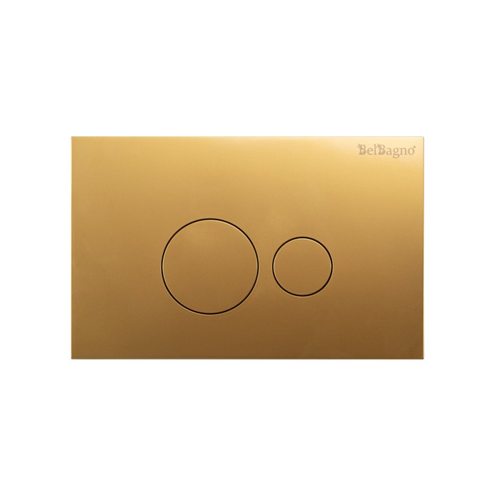 Кнопка смыва BelBagno BB083ORO.MAT, матовое золото 202703 - фото 189322
