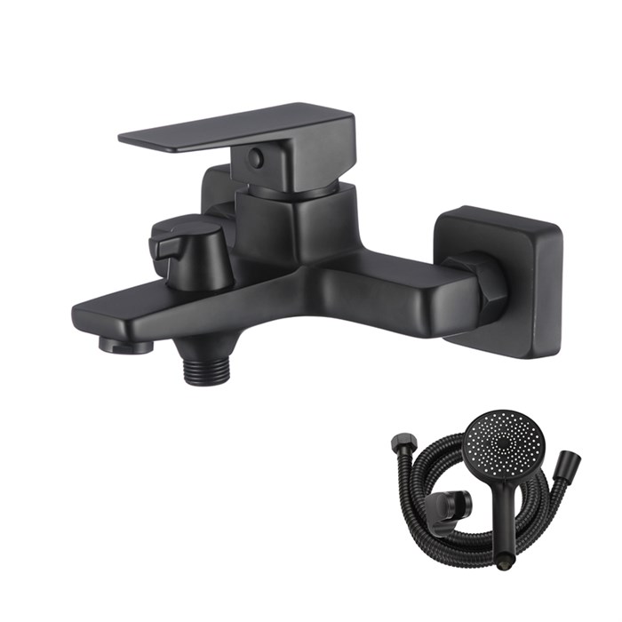 Смеситель для ванны черный NARCIS, NAR06-310BL-25201 NAR06-310BL-25201 - фото 189418